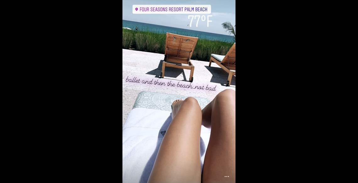 Social media post on April 1, 2020 from the Four Seasons resort in Palm Beach where Citadel Securities has set up temporary trading operations.