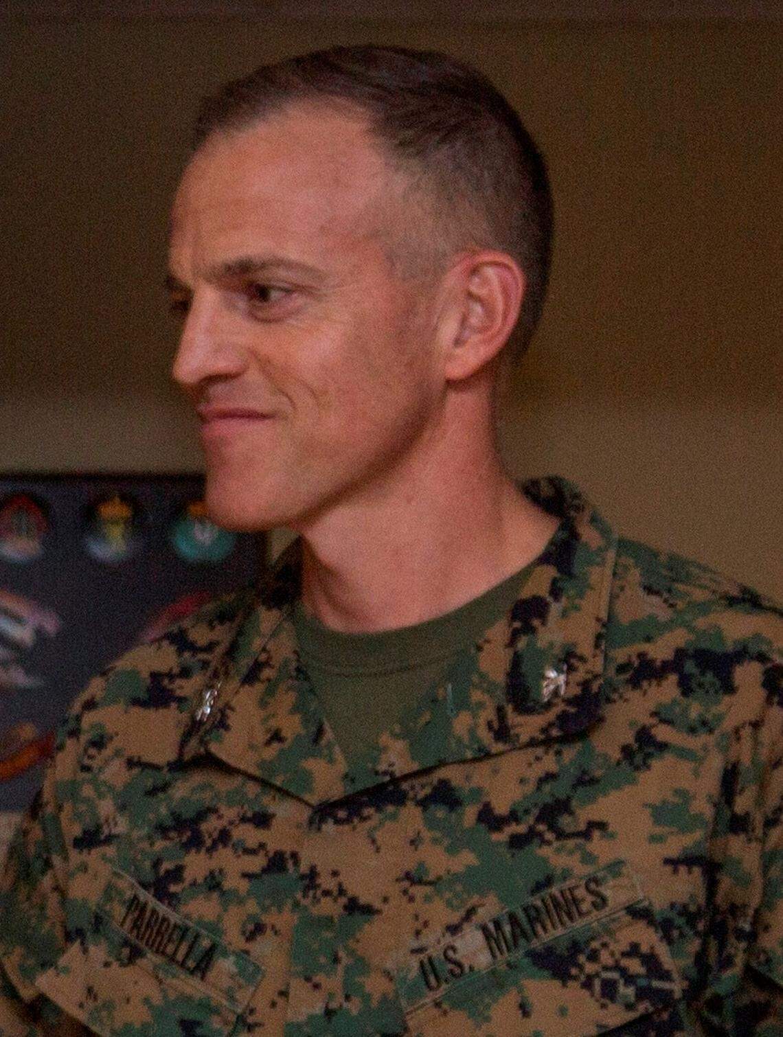 U.S. Marine Corps Col. Keith A. Parrella at Camp Lejeune, North Carolina, Feb. 2, 2018.