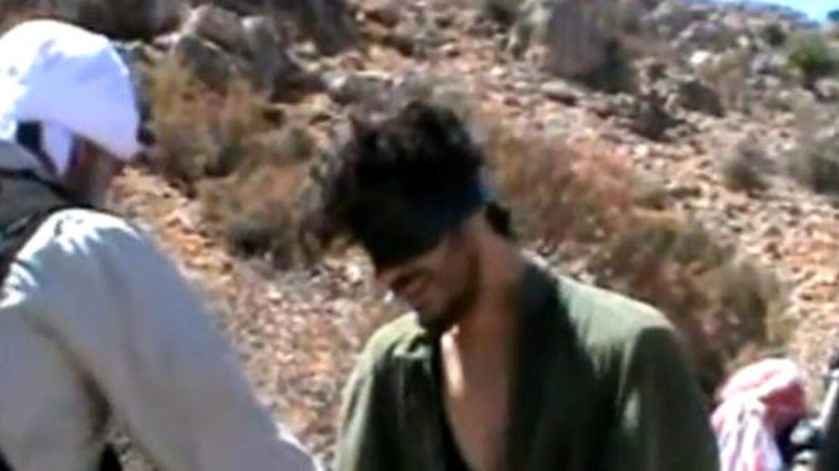 Captive journalist Austin Tice from a video posted on YouTube. Tice is an American freelance journalist in Syria who hasn’t been heard from since August 2012.