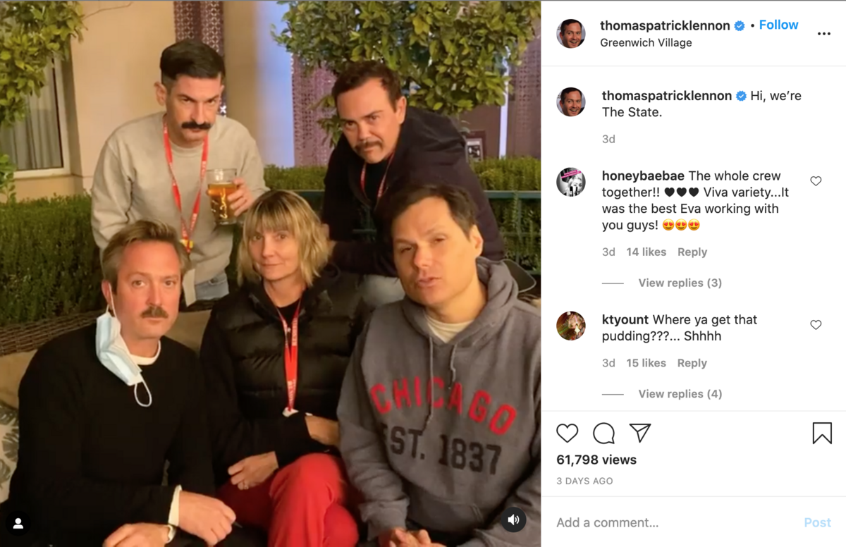 In this video posted to Thomas Patrick Lennon’s Instagram account, the comedy group The State pokes fun at the newspaper “The State” before ultimately siding with its editorial board to endorse South Carolina GOP Sen. Lindsay Graham’s Democratic challenger, Jaime Harrison.