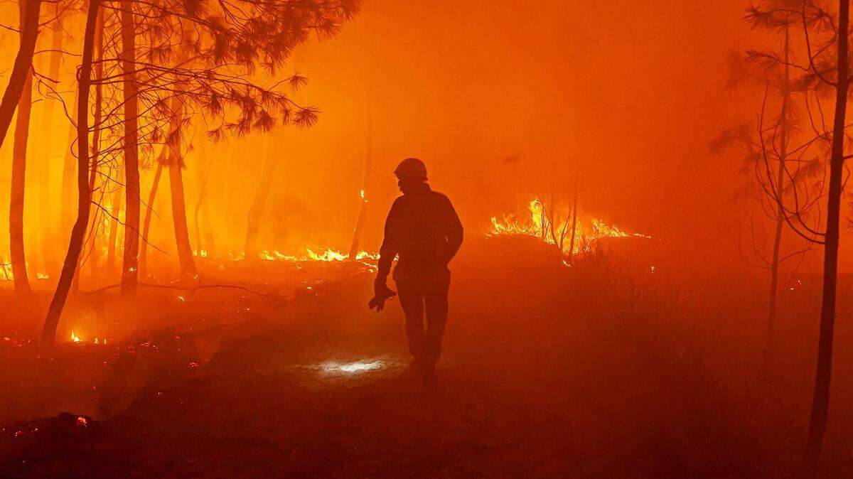 Europe is suffering in a heat wave intensified by climate change: record temperatures, London’s melting runways, wildfires in Spain, France (pictured above), and Portugal.