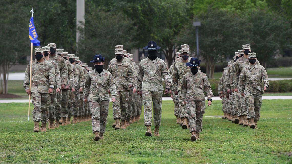 Keesler Air Force Base use as backup basic training site during COVID to end in Nov.