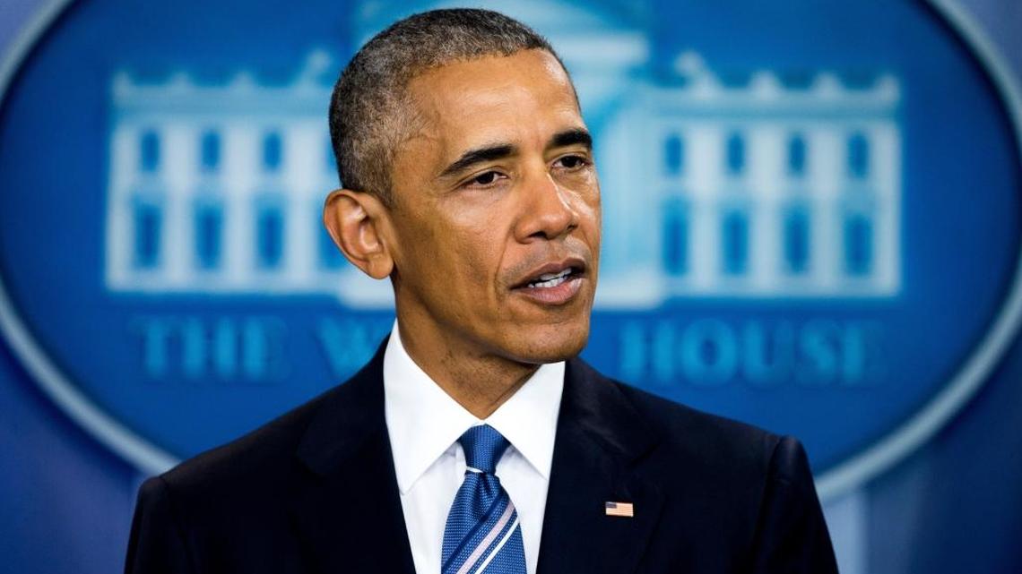 President Barack Obama speaks in the White House briefing room in Washington, Thursday, June 23, 2016, on the Supreme Court decision on immigration. A tie vote by the Supreme Court is blocking President Barack Obama's immigration plan that sought to shield millions living in the U.S. illegally from deportation.