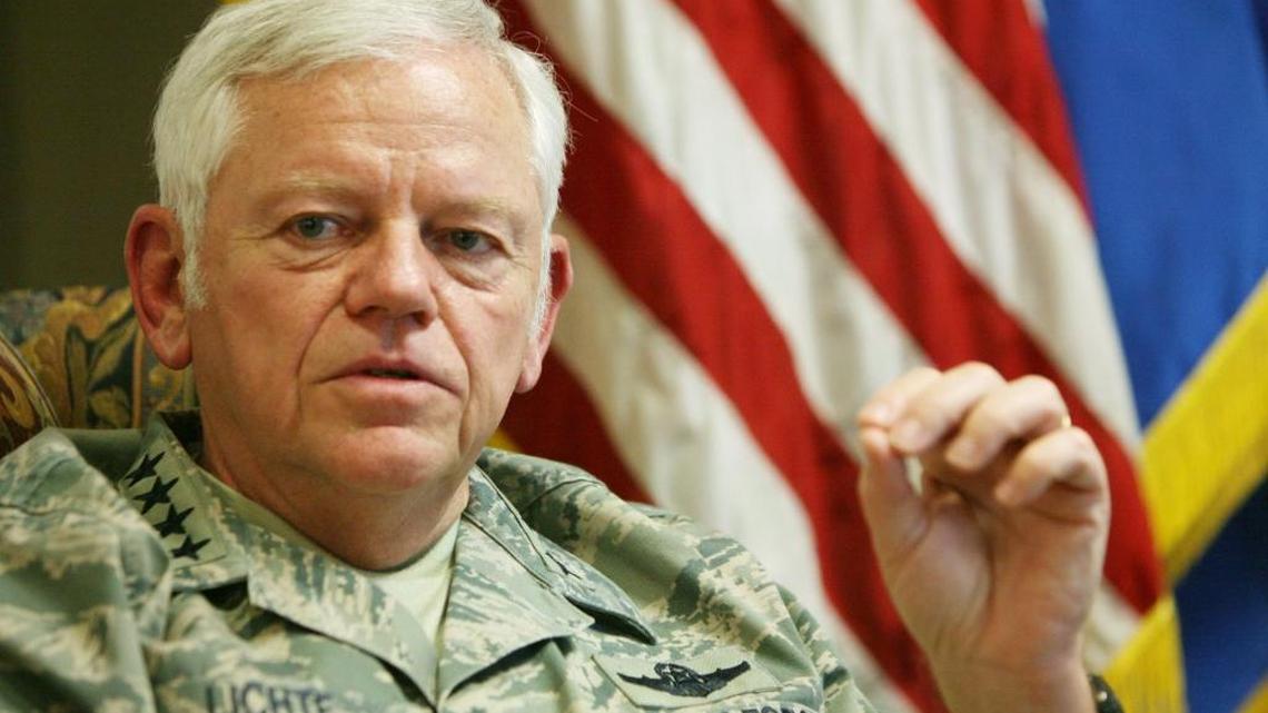 Retired Air Force Gen. Arthur Lichte, former commander of Air Mobility Command at Scott Air Force Base.
