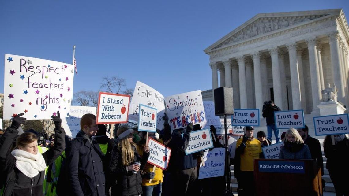 Trump administration: Union fees trample First Amendment