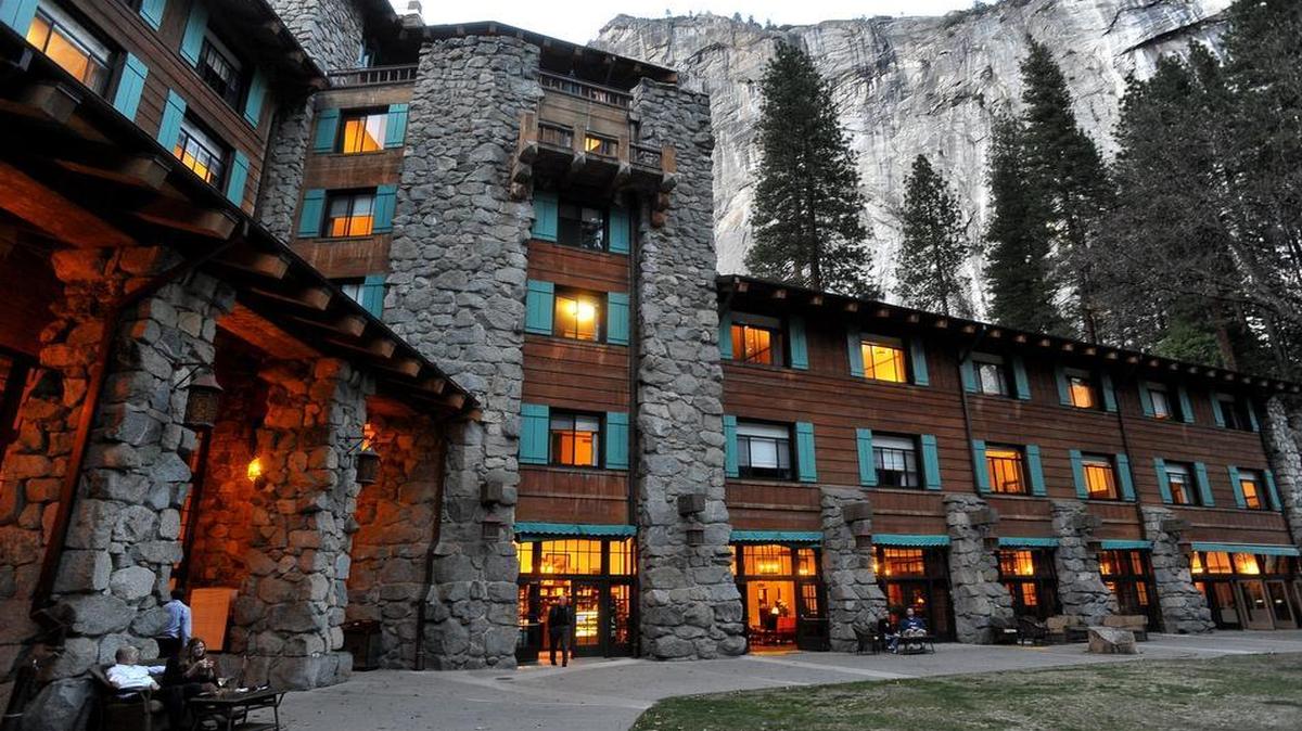 The historic Ahwahnee Hotel has been renamed, at least temporarily, as the Majestic Yosemite Hotel while a trademark dispute gets sorted out.