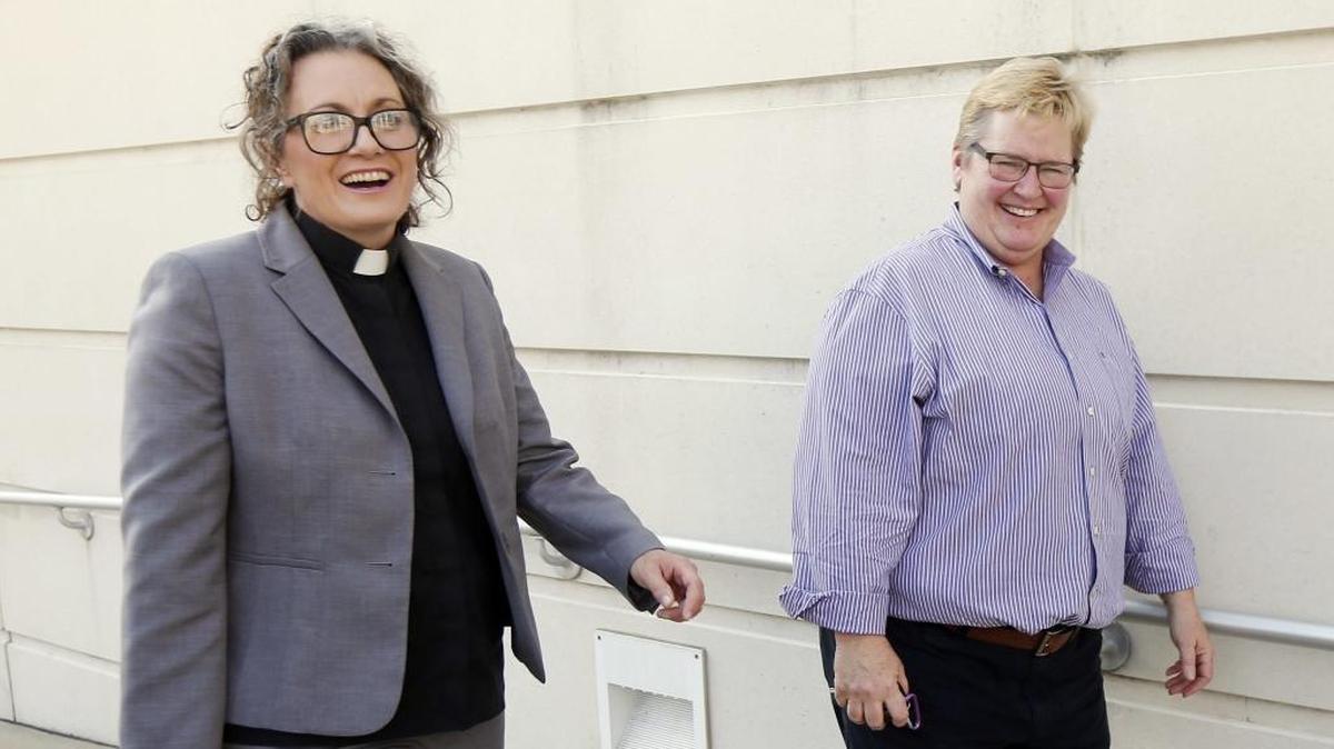 Rev. Brandiilyne Mangum-Dear, left, and her wife Susan Mangum are two of 11 plaintiffs challenging HB 1523 on the grounds that it violates the principle of separation of church and state contained in the First Amendment to the U.S. Constitution. Other plaintiffs include Mississippi ministers, community leaders, civic activists and a Hattiesburg church.