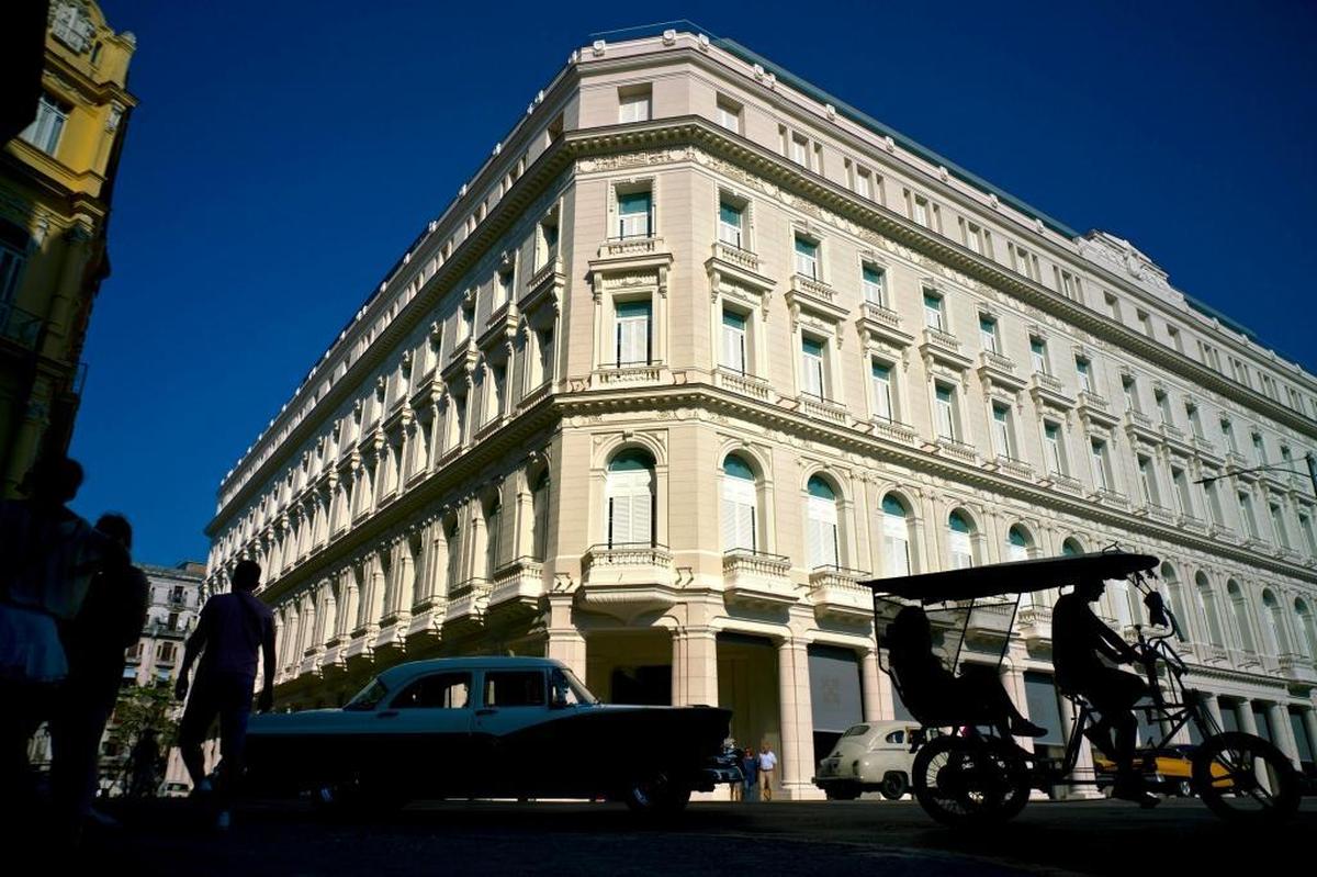 The Gran Hotel Manzana Kempinski five-star hotel in Havana.