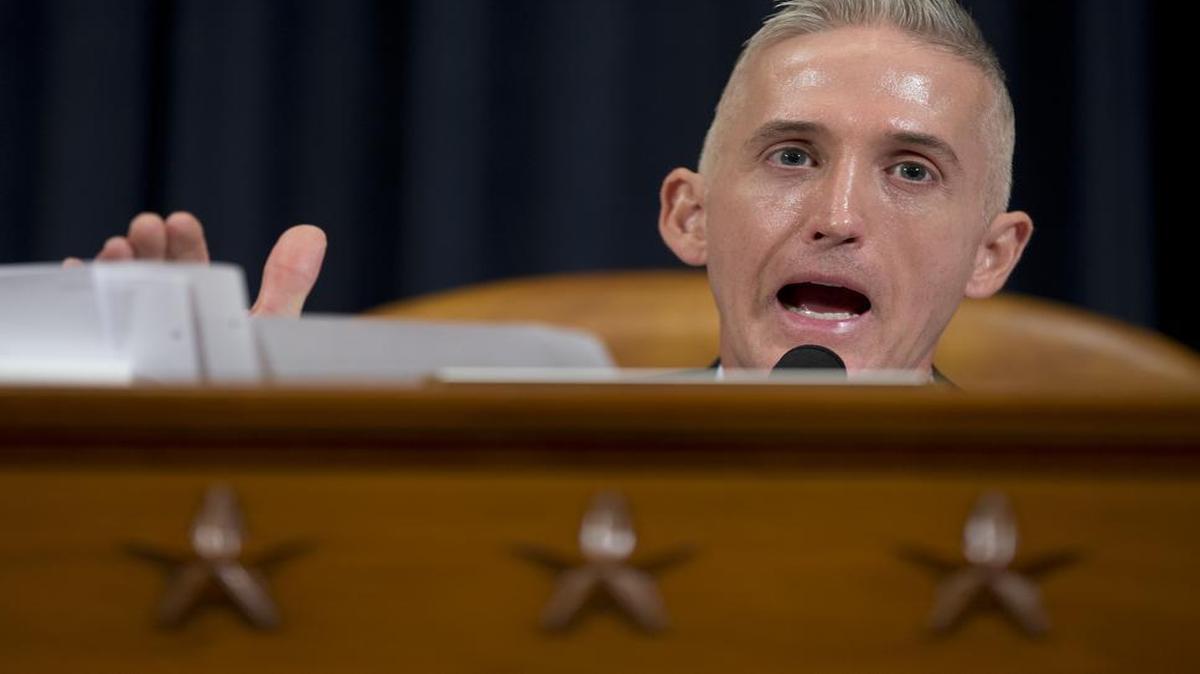 Rep. Trey Gowdy, chairman of the House Benghazi committee, during former Secretary of State Hillary Clinton’s testimony.