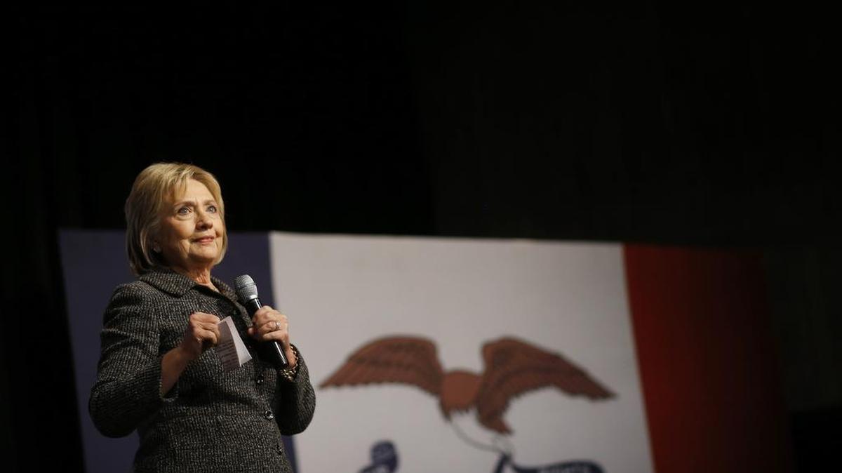 Iowa traditionally begins the presidential election season by holding its caucuses ahead of other states. Campaigning in Iowa on Tuesday was Democratic presidential candidate Hillary Clinton, who spoke at Iowa State University in Ames. The Iowa caucuses will be Feb. 1.