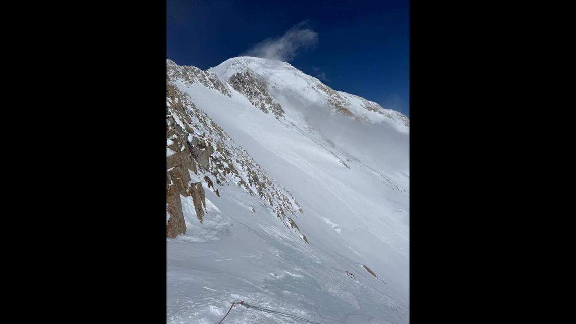 The avalanche happened June 10 at Rescue Gully, which is pictured.