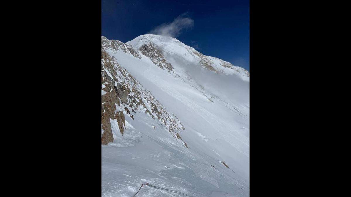The avalanche happened June 10 at Rescue Gully, which is pictured.