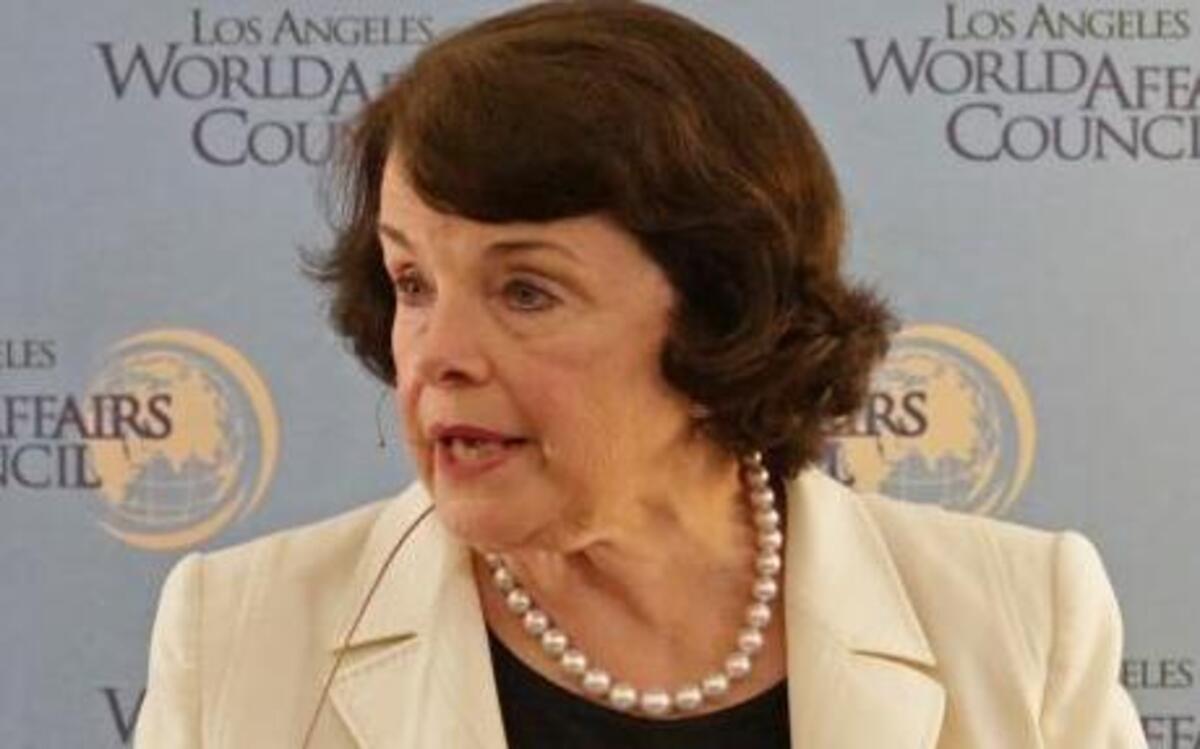 Sen. Dianne Feinstein, D-California.