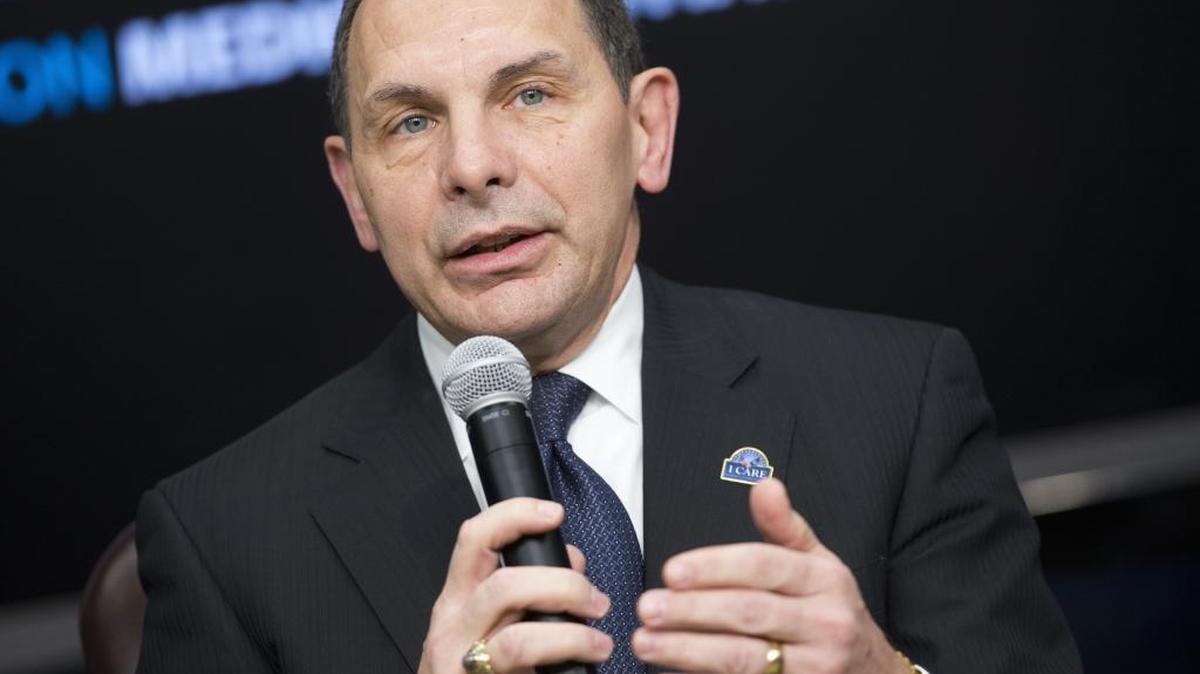 In this photo taken Feb. 25, 2016, Veterans Affairs Secretary Robert McDonald speaks in Washington. Republicans criticized McDonald after he compared wait times to receive VA health care to the hours people wait for rides at Disney theme parks. McDonald apologized for the remark Tuesday.