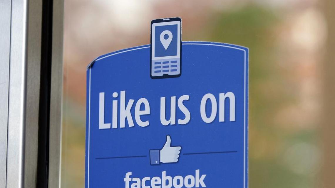 This sign, posted outside Facebook headquarters in 2011, depicts the symbol with which users give their approval to each others' posts. Now Facebook has disclosed that a Russian company linked to a Kremlin intelligence operation bought sponsored ads targeting voters during the 2016 presidential campaign.