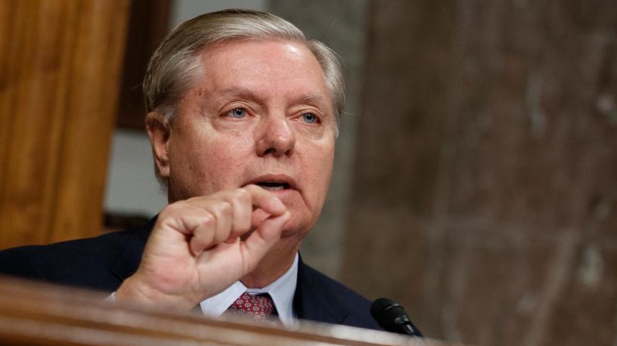 Senate Armed Services Committee member Sen. Lindsey Graham, R-S.C. speaks on Capitol Hill in Washington, Jan. 5, 2017, during the committee's hearing: "Foreign Cyber Threats to the United States."