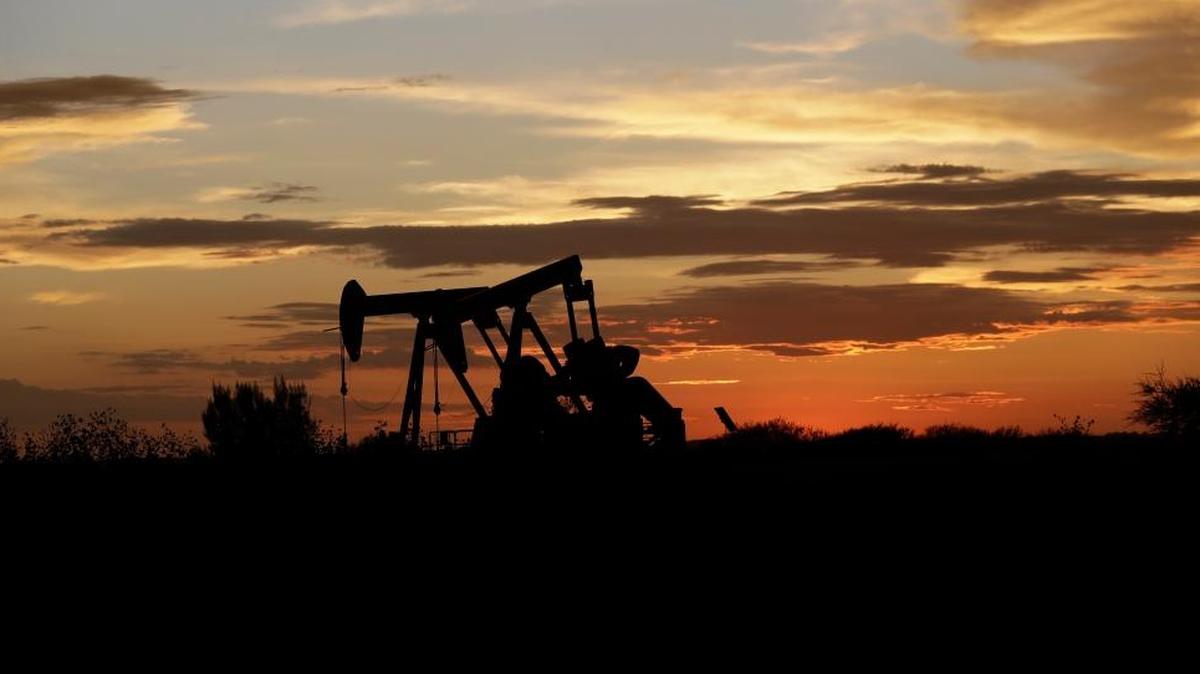 Pumpjacks working in a Texas oil field in 2017.