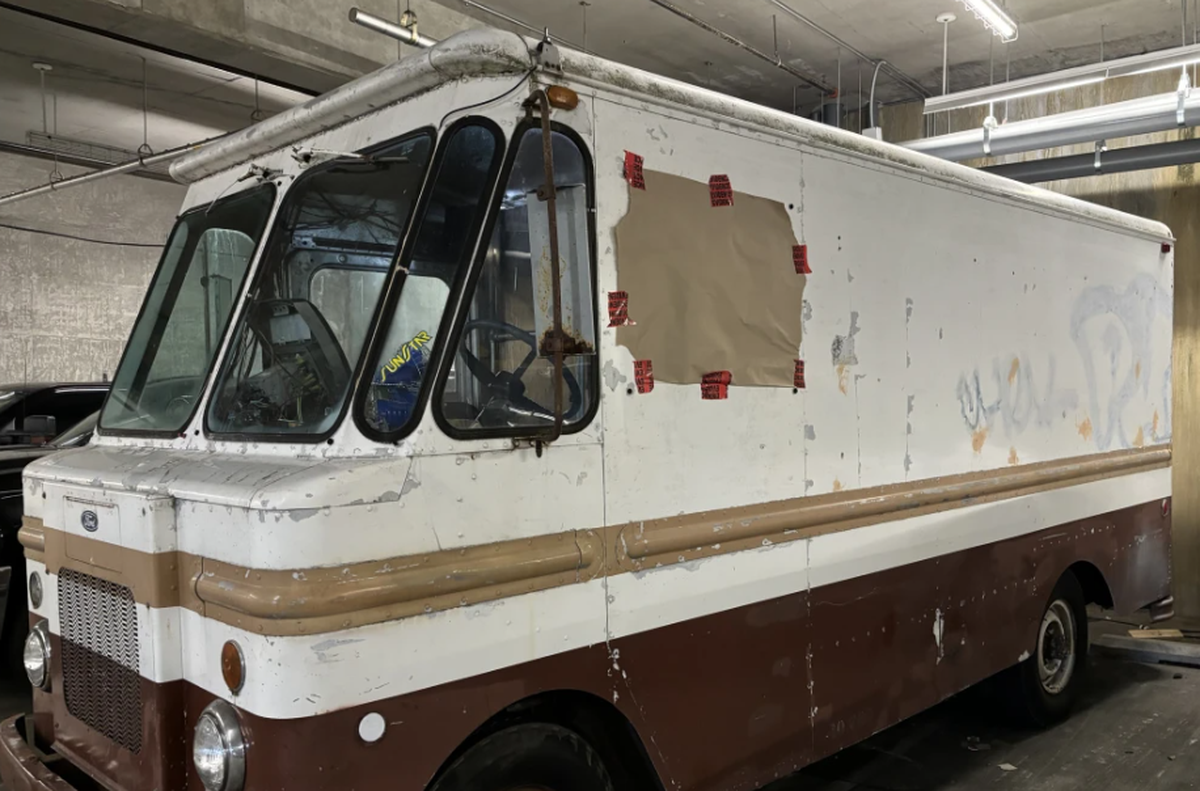 The box truck is pictured.