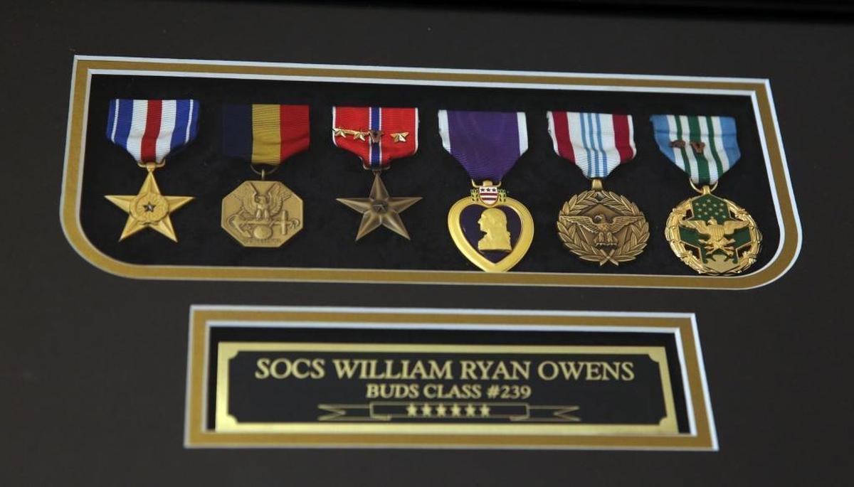 William Owens’ home in Lauderdale-by-the-Sea holds the medals his son earned, some of them posthumously. He was determined ‘to be the best,’ the father says.