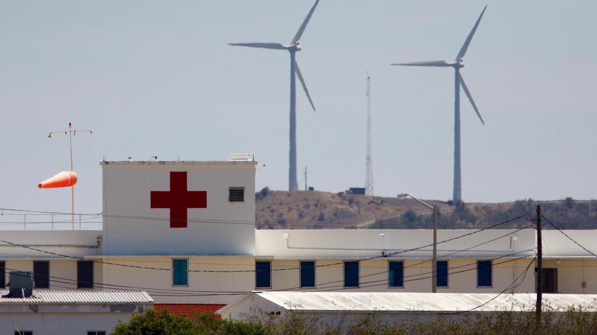 The base Navy hospital at the U.S. Navy base at Guantánamo Bay, Cuba, on March 29, 2009.