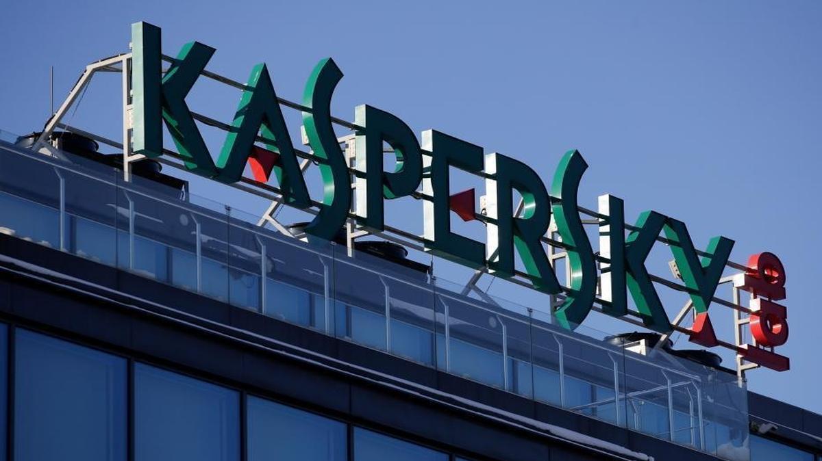 A sign above the headquarters of Kaspersky Lab in Moscow on Jan. 30, 2017. Kaspersky adamantly denies ties to a Russian spy agency, but one of the company’s executives was arrested on charges of treason last winter, and now McClatchy has found documents that experts say may show a formal relationship to the Russian Security Service, or FSB.