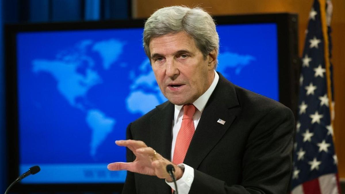 Secretary of State John Kerry speaks during a news conference at the State Department in Washington, Thursday, Jan. 5, 2017.