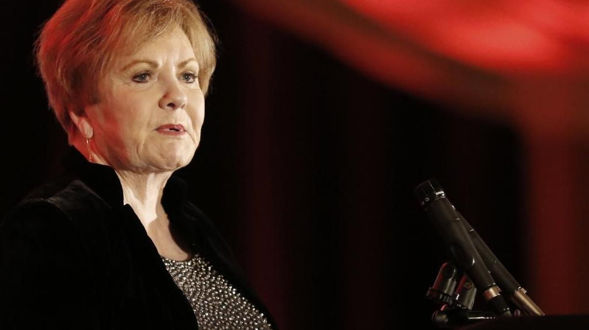 U.S. Rep Kay Granger speaks during the Tarrant County Republican Lincoln Day Dinner at the Omni Hotel in Fort Worth.