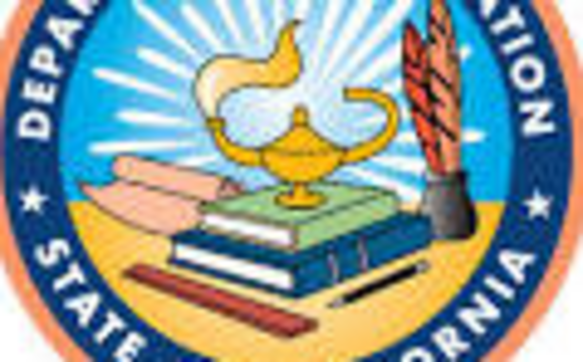 The seal of the California Department of Education