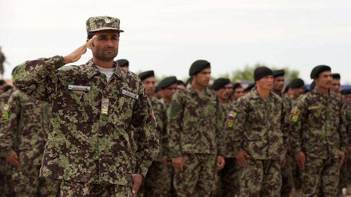 “Forest” pattern uniforms used by Afghan National Army conventional forces.