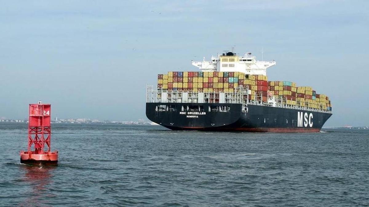 A container ship makes its way into the Port of Charleston. A new report from the University of South Carolina says the port has a $13.6 billion impact on the Midlands economy.