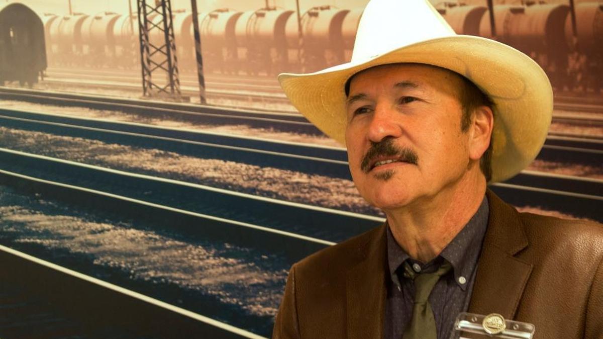 Democrat Rob Quist awaits the start of his party's nominating convention.