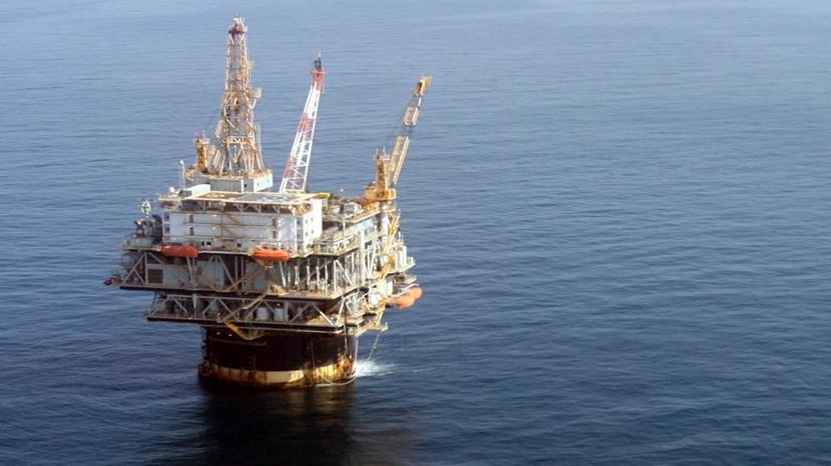 The Chevron Genesis Oil Rig Platform is seen in the Gulf of Mexico near New Orleans, La., on Aug. 19, 2008.