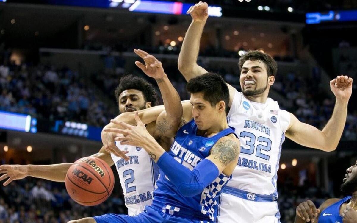 North Carolina’s college basketball traditions were at stake in the effort to repeal the state’s controversial bathroom law, HB2. Here, the University of North Carolina plays Kentucky, another basketball powerhouse.