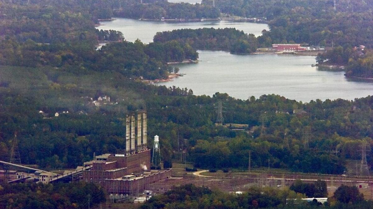 Duke Energy is among the nation's top largest utility companies that have not signed on to the American Business Act on Climate pledge. As the nation’s largest electric power holding company with 7.3 million U.S. customers, Duke Energy says it has set voluntary carbon reduction goals and reduced carbon emissions by 22 percent since 2005. Above is the company's Riverbend Steam Plant on Mountain Island Lake, N.C.