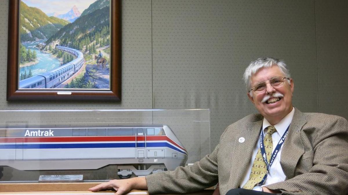 Amtrak President and CEO Joseph Boardman, shown here in October 2014 at the railroad’s headquarters at Washington Union Station, will step down from his post in September 2016.