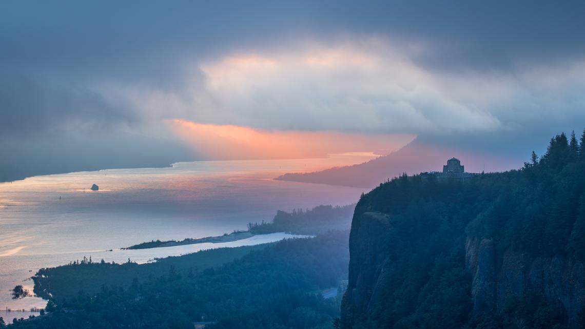 A vehicle is being recovered March 6 from the Columbia River in Oregon. Deputies said it may belong to a missing family.