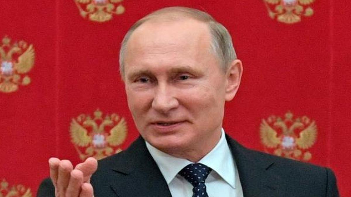 Russian President Vladimir Putin speaking to journalists in Moscow on Wednesday.