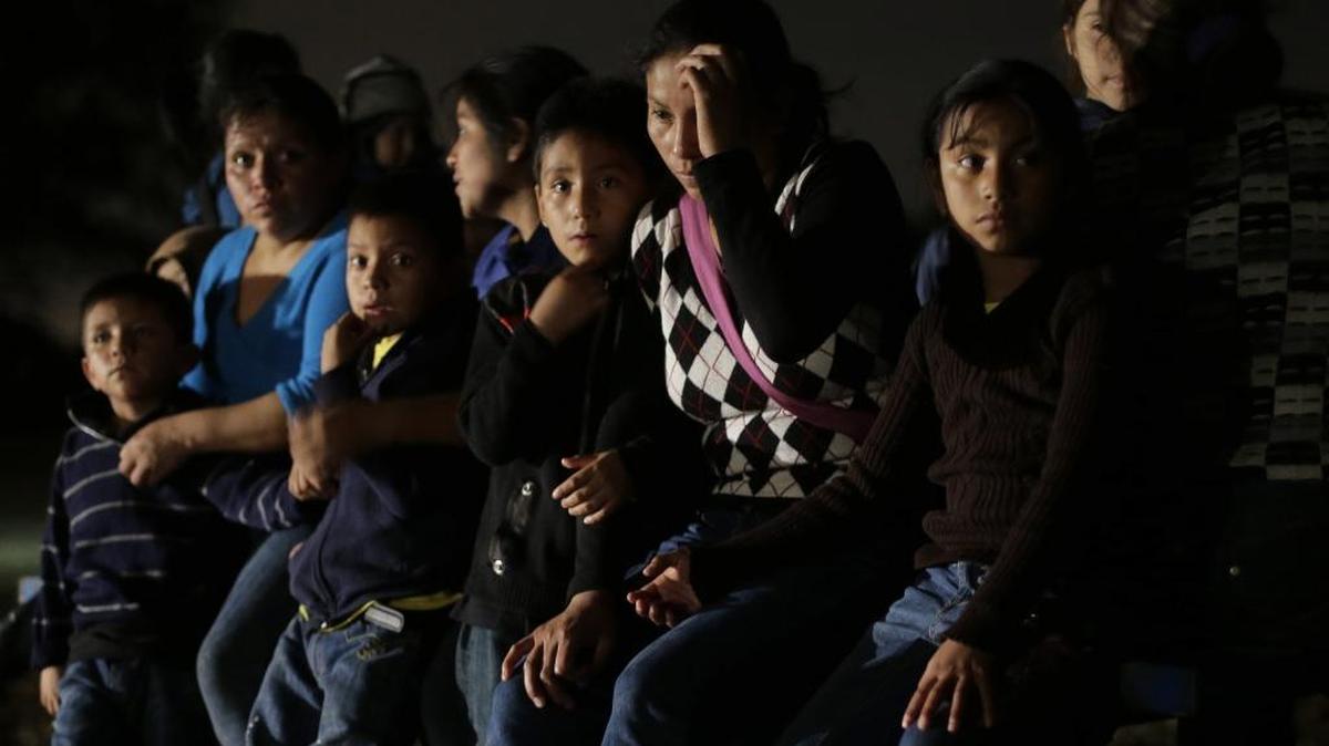 
A group of immigrants from Honduras and El Salvador who crossed the U.S.-Mexico border illegally were stopped in Granjeno, Texas, in June 2014. An unexpected surge of unaccompanied children and migrant families this summer has raised concerns of another migrant crisis. 
