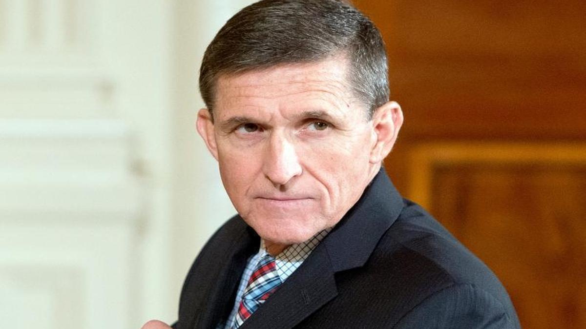 Michael Flynn in a February file image.