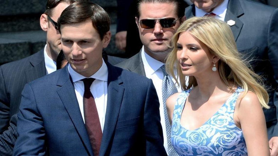 Jared Kushner, senior advisor to President Donald Trump and also the president’s son-in-law, shown here arriving with wife Ivanka Trump for the president’s speech in Krasinski Square, in Warsaw, Poland on July 6th. Kushner ran the digital operation during Trump’s presidential campaign last year.