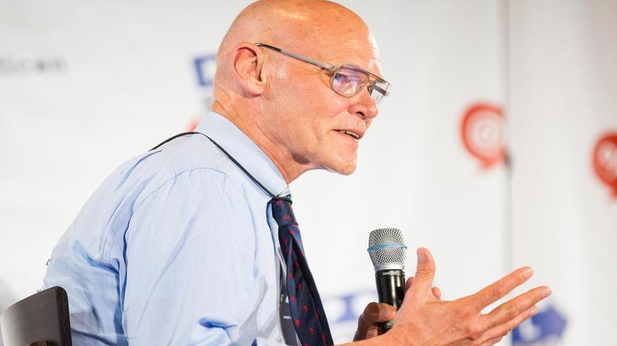 James Carville at Politicon 2016 at The Pasadena Convention Center in June.