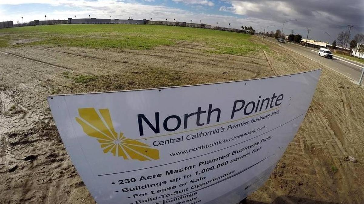 The North Pointe business park in Fresno is where Amazon wants to build a fulfillment center.