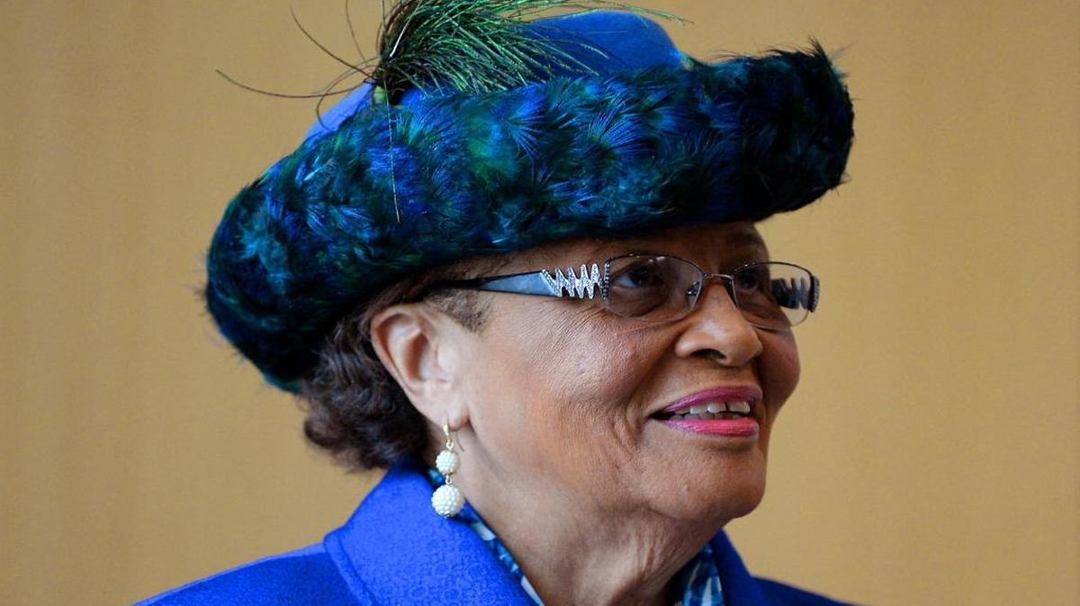 North Carolina Congresswoman Alma Adams during an economic forum discussing the challenges and opportunities for women in North Carolina on March 24, 2016, at UNC Charlotte Center City.