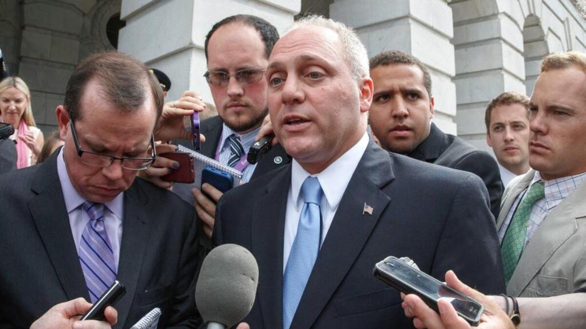 Rep. Steve Scalise, R-La., was shot Wednesday during congressional baseball practice.