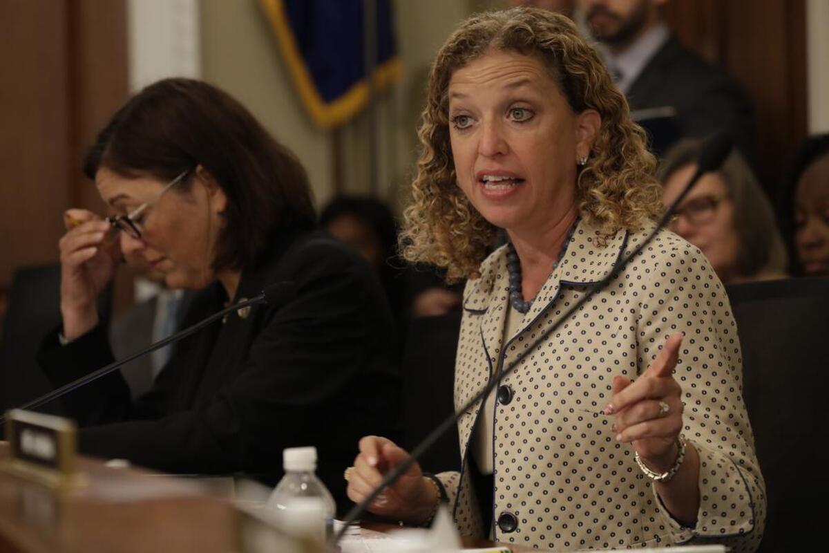 Rep. Debbie Wasserman Schultz of Florida.
