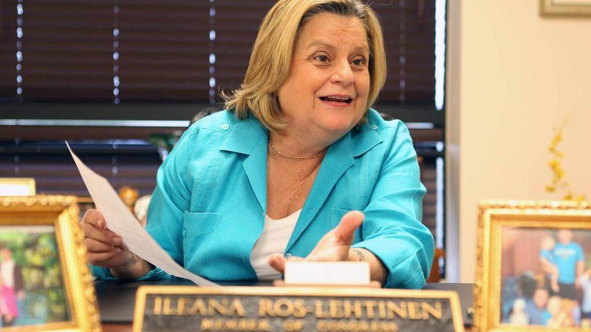 La congresista republicana Ileana Ros-Lehtinen, en una foto de archivo de enero de 2015.