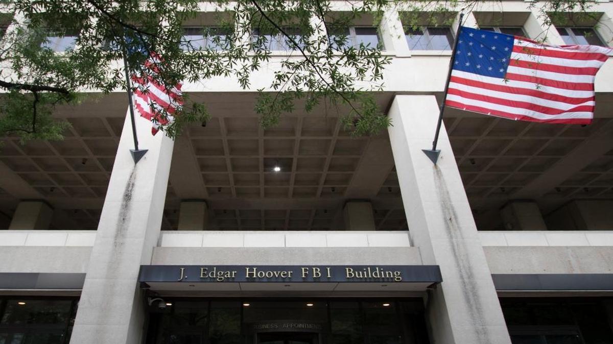 FILE – Photo taken on June 21, 2016, of the FBI headquarters in Washington. The FBI and the Department of Justice accuse two North Carolina residents of hacking U.S. government officials and posting of sensitive data on WikiLeaks.