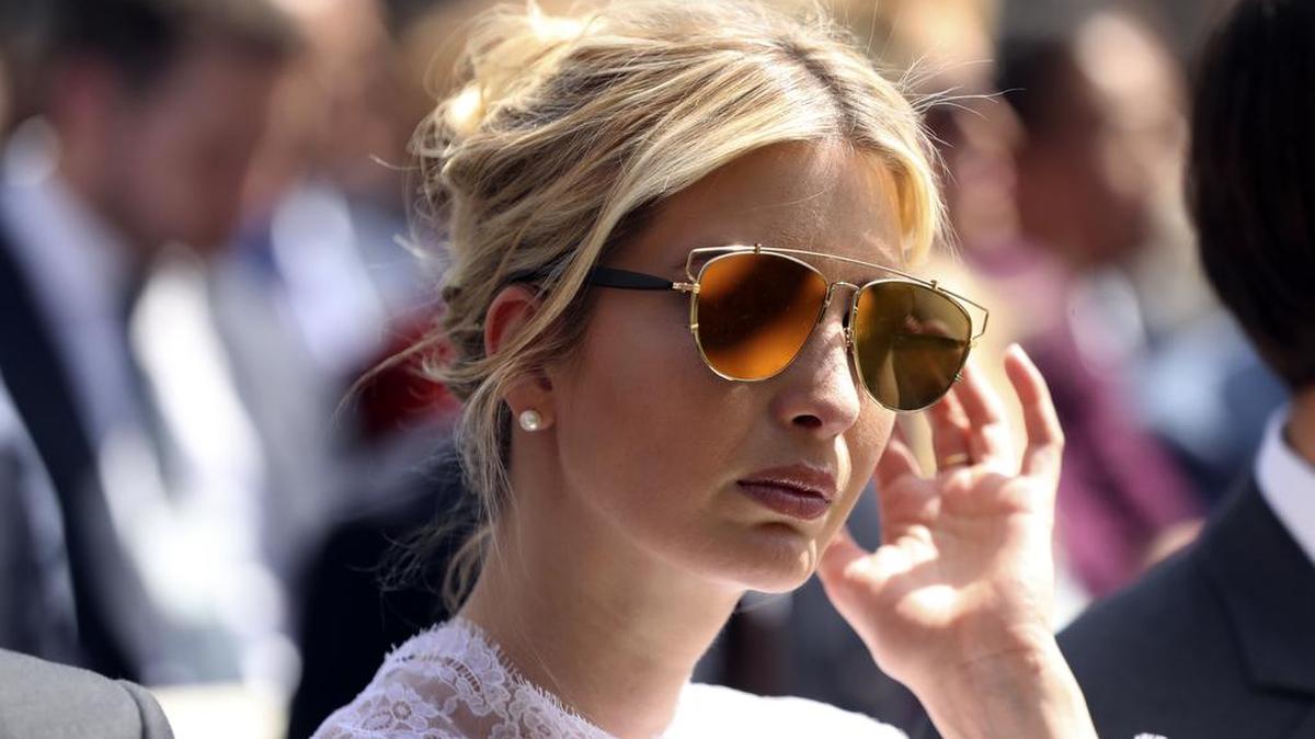 In this April 5, 2017, file photo, Ivanka Trump waits for a news conference with President Donald Trump and Jordan's King Abdullah II to begin in the Rose Garden at the White House in Washington. Ivanka Trump has turned from sassy to serious with her second book, an exploration of women and the workplace.