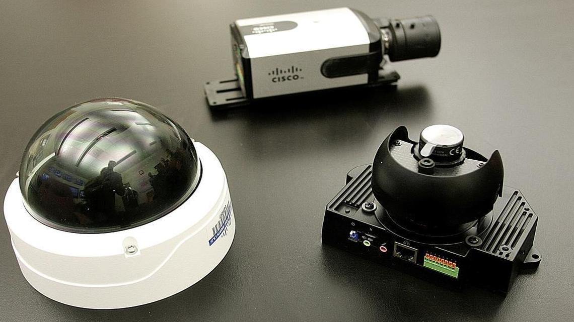 Closed circuit cameras like these are used at schools. These were photographed at Fort Worth ISD Emergency Operations Center Monday afternoon October 21, 2013.