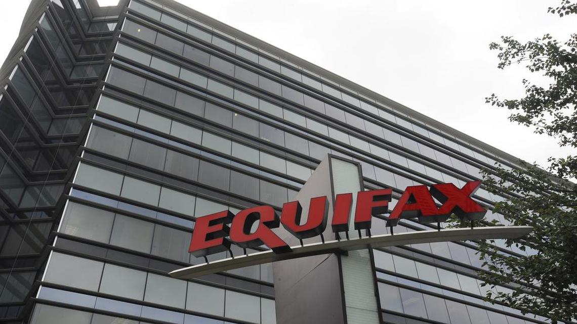 Credit monitoring company Equifax says a breach exposed social security numbers and other data from about 143 million Americans. Headquarters of the Atlanta-based company are seen in this 2012 photo.